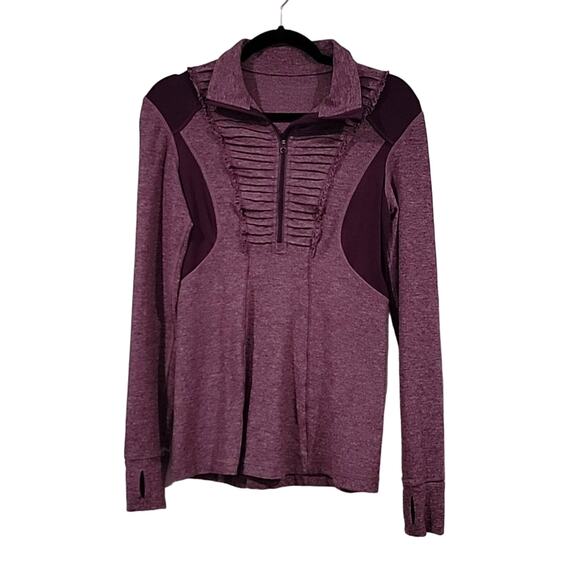 Lululemon Run Your Heart Out Pullover, Heathered Plum, 8 - Picture 1 of 9